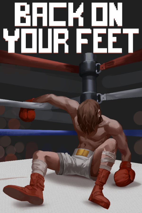 Back on Your Feet key art — a boxer on the mat with the game's logo